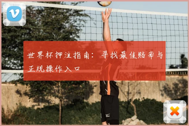 世界杯押注指南：寻找最佳赔率与正规操作入口