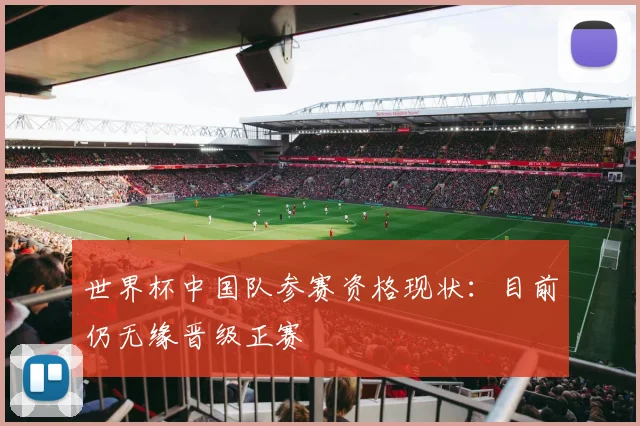 世界杯中国队参赛资格现状：目前仍无缘晋级正赛