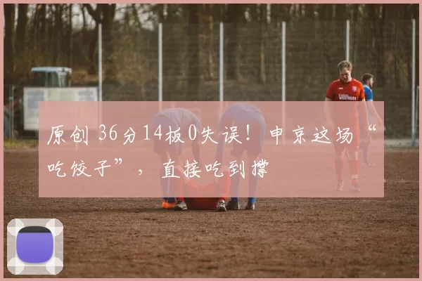 原创 36分14板0失误！申京这场“吃饺子”，直接吃到撑
