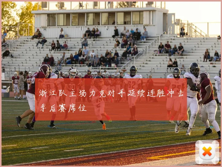 浙江队主场力克对手延续连胜冲击季后赛席位